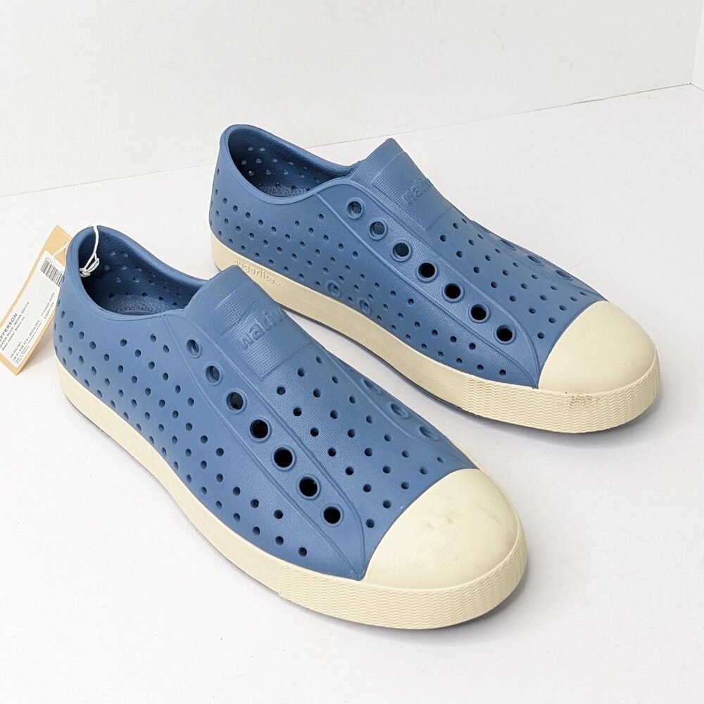 Native Jefferson Slip-On Water Friendly Shoes, Oasis Blue, Women's 7